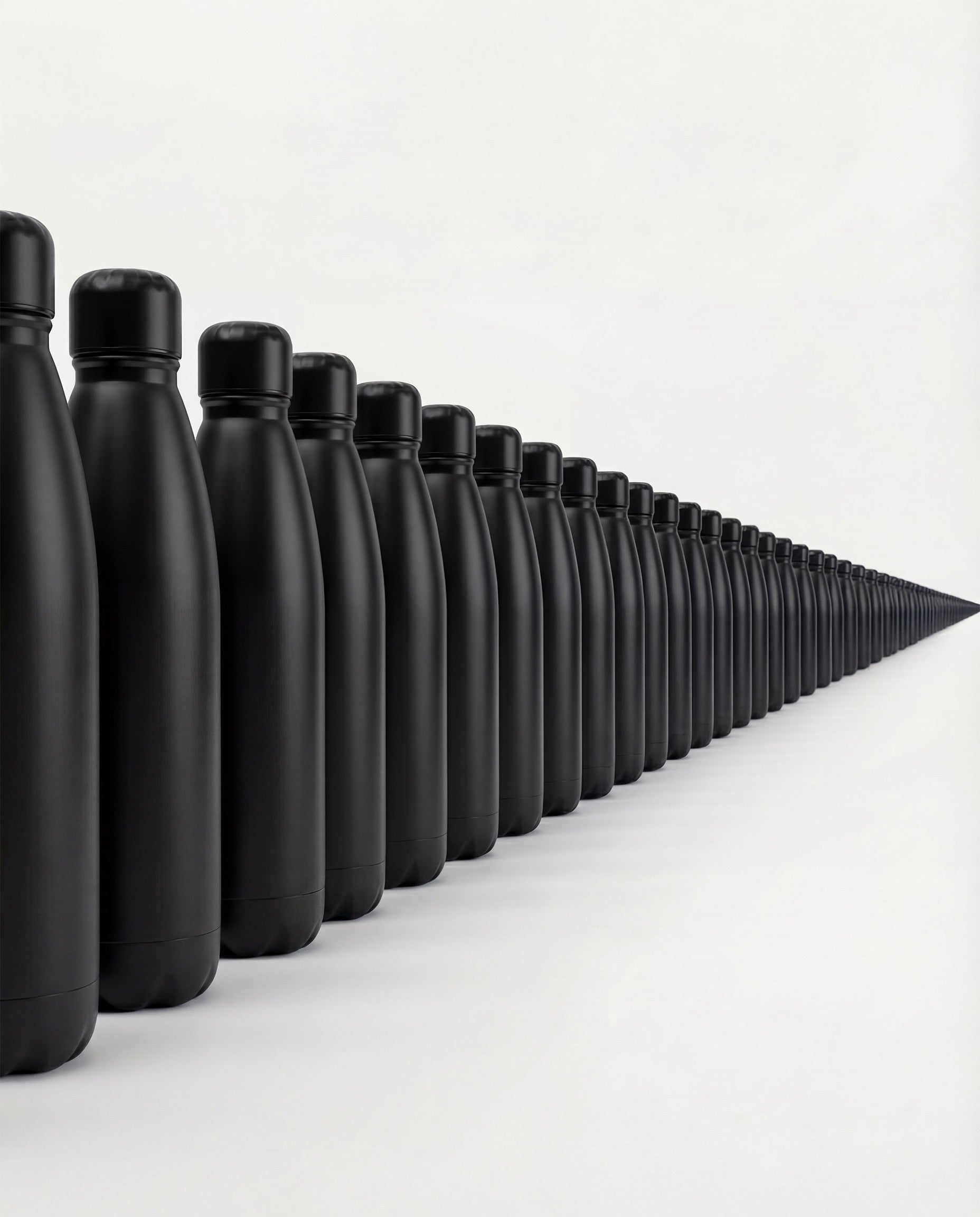 Basic Einwandige Edelstahl Trinkflasche